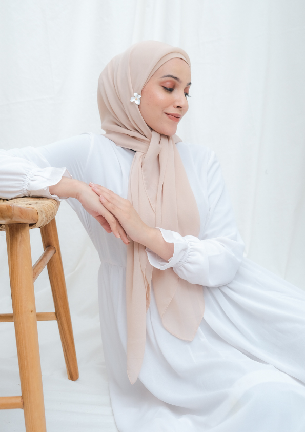 Plain Hijab Square